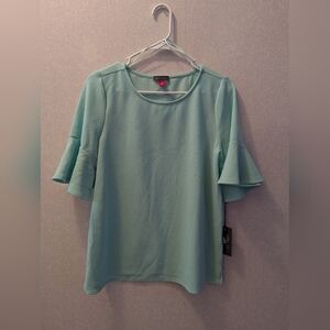 Vince Camuto Ruffle Sleeve Top